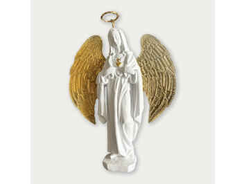 Maria mit Herz als Engel 