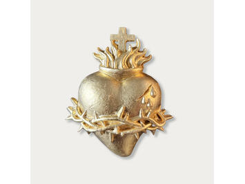 flammendes Herz Blattgold